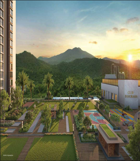 Purva Panorama Thane garden